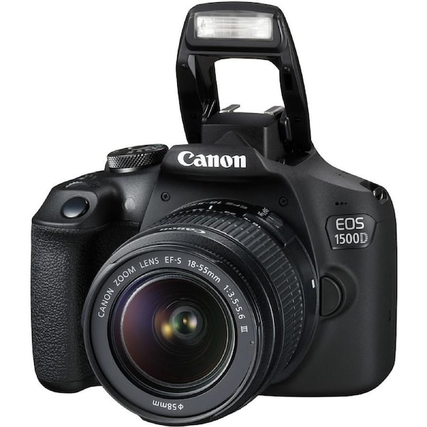 Canon EOS 1500DKB DSLR Camera with EFS18-55III Lens