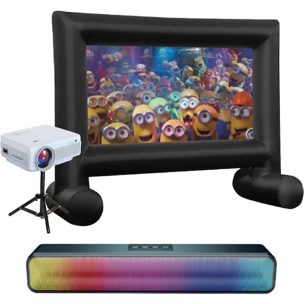 Laser Full HD Outdoor Cinema Bundle