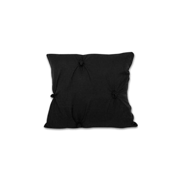 Puffy Cushion Cover Black 45 x 45cm