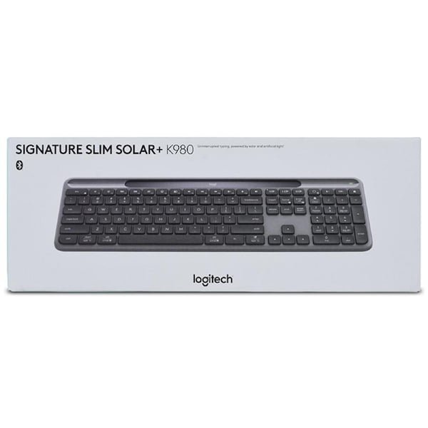 Logitech K980 Slim Solar+ Wireless Keyboard - Graphite (920-013765)