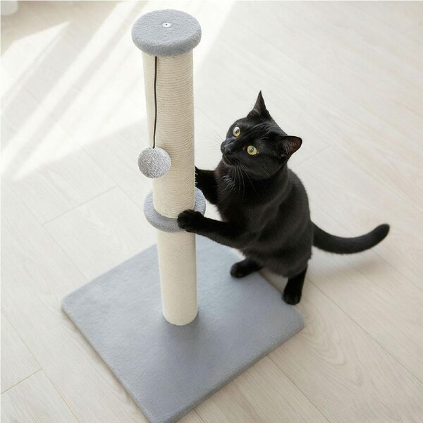 74.5cm PaWz Cat Scratching Post with Ball