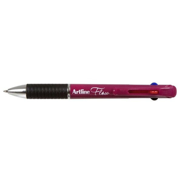 Artline Flow Retractable Pen 1mm 4-Colour 198102