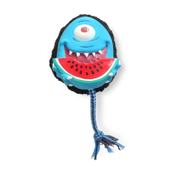 Max & Molly Squeaker Snuggles Dog Chewing Toy w/ Cotton Rope Bubba King