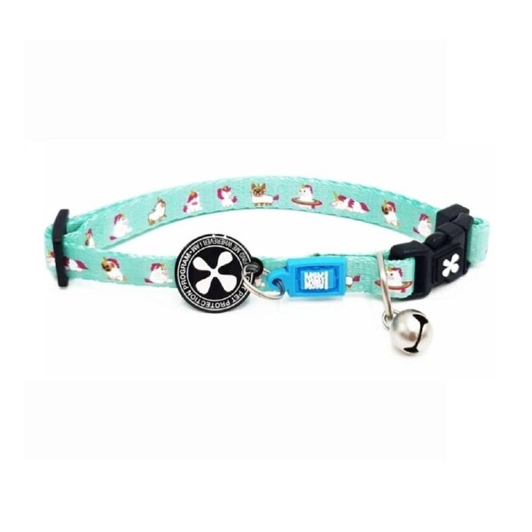 Max & Molly Adjustable Fit Smart ID Cat Collar w/ Bell Unicorn
