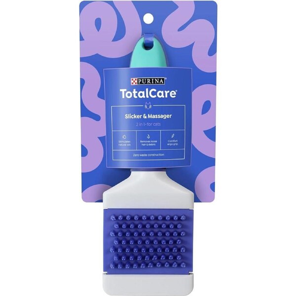 Purina Total Care Cats Slicker & Massager