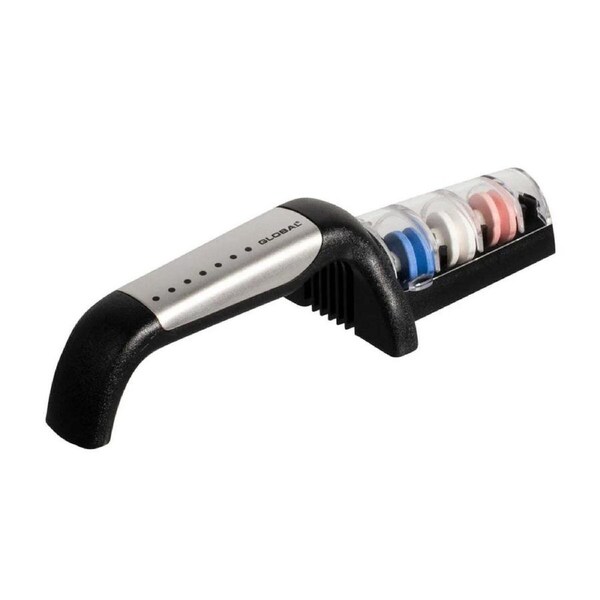 Global 3 Stage Stainless Steel Water Sharpener Kitchen Tool