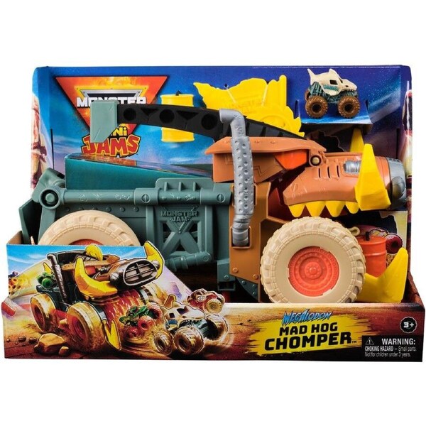 Monster Jam Mini Jams Megalodon Mad Hog Chomper
