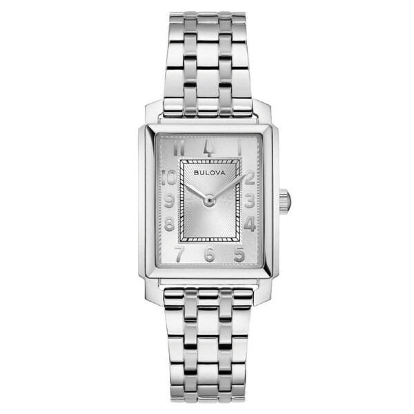 Bulova Sutton Silver Dial Stainless Steel Women's Watch (96L349)