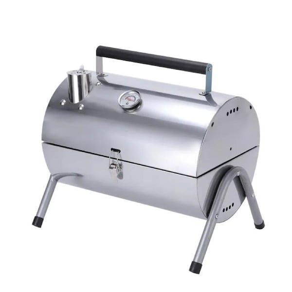 Sunnex Charcoal BBQ in Polished Stainless Steel Finish