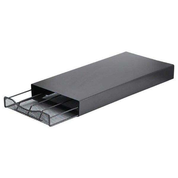 Coffee Pod Storage Rack with Drawer 40 Pods Capacity Countertop Space Saving