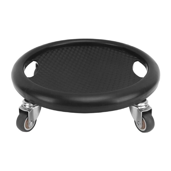 Quiet Abdominal Exercise Plate with Castor Non Slip Surface Home Gym Fitness