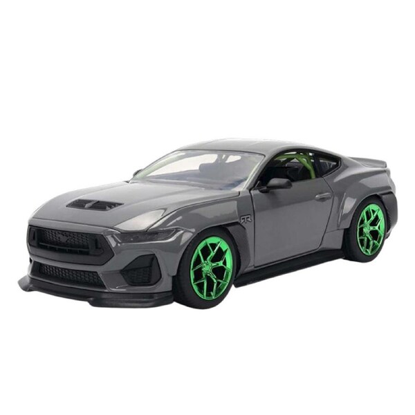 Jada 1:24 Big Time Muscle Ford Mustang RTR Spec 5-D Green Wheels Diecast Model