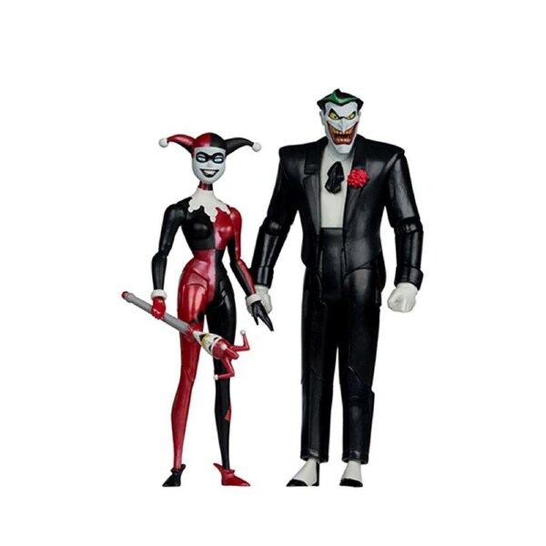 McFarlane Batman Animated Harley Quinn & The Joker Mad Love Gold Label Figure
