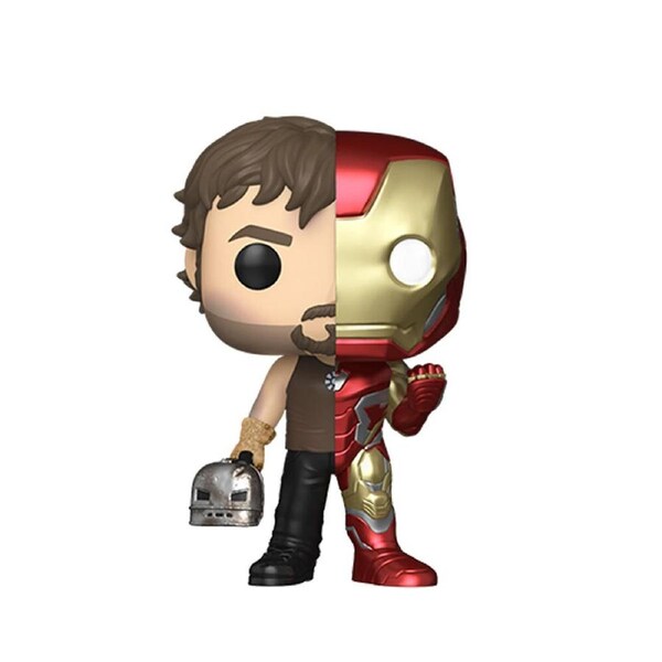 Funko Marvel The Infinity Saga Tony Stark/Iron Man Split Pop! Vinyl Figure