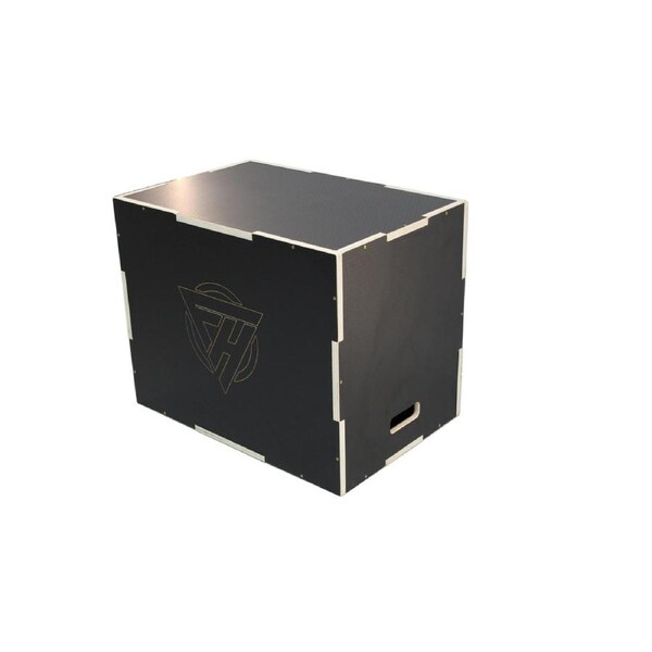 3-in-1 Wooden Plyometric Box - Anti-Slip
