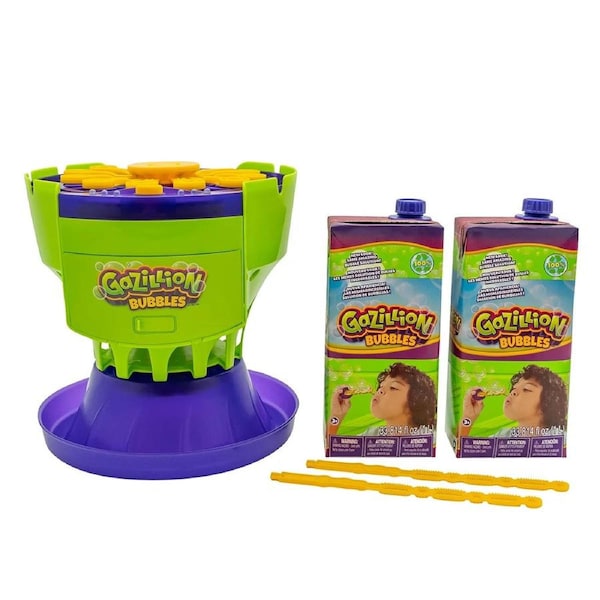 LED bubble machine for colourful outdoor bubble fun