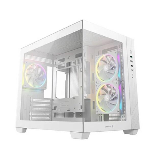 DeepCool CG330 3F WH M-ATX, Support BTF back-plug motherboard, USB3.0 x1,USB2.0