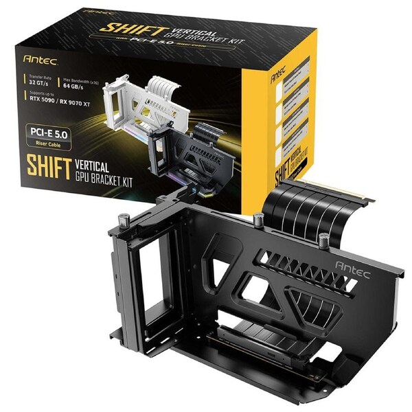 Antec AT-ARCVB-BK190-A-PCIE5 SHIFT ARGB Black PCI-E 5.0, 190mm riser, ARGB