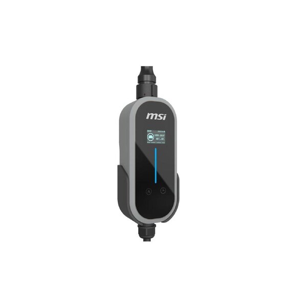MSI EV Charger Grey Ezgo 10A+15A+Home kit, Single Phase, 230V, 1PH, 2.3KW
