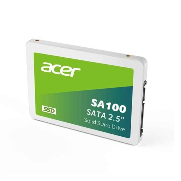 ACER SA100-480GB 2.5 SATA lll SSD Writing Speed 493 MB/s Reading Speed 560 MB/s BL.9BWWA.103 - 3 Year Warranty