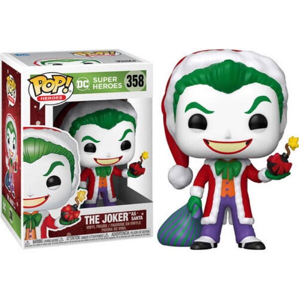 Funko Pop! DC Super Heroes The Joker As Santa #358 Vinyl Figure