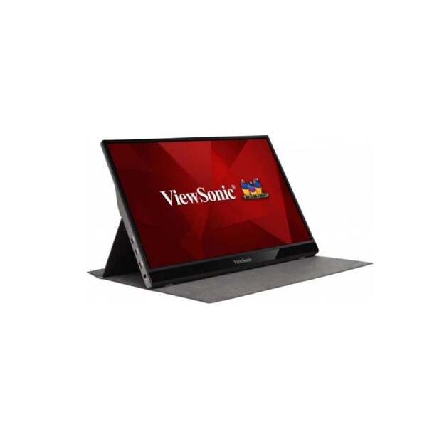 ViewSonic 16' VG1655 2x Type-C, IPS FHD, 3.5mm Audio, mHDMI x 1, Busines, Durable Laptop Desktop Extension, 2x speaker 1KG Ultra Portable Monitor. Mac