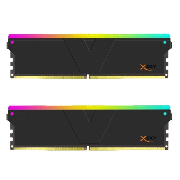 V-Color DDR5 32GB (16GBx2) 6000MHz MANTA XSKY RGB U-DIMM 1.25V (BLACK)
