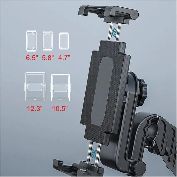 USP Universal In-Car Tablet Mount Dash Windscreen Holders - Black Compatible