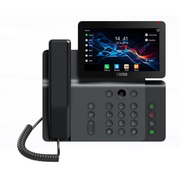Fanvil V66 Prime Business IP Phone, 7' Color Touch Screen, HD Audio, Wi-Fi 6