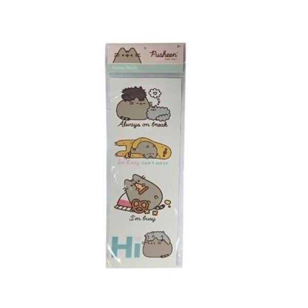 Pusheen the Cat Laptop Decal Stickers 4 Pack