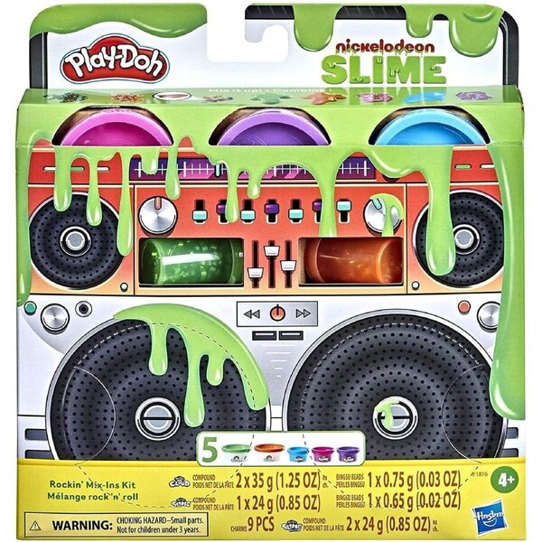 Play Doh Nickelodeon Slime Rockin' Mix-ins Kit