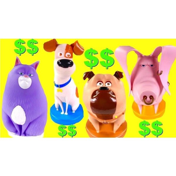 Secret Life of pets - Coin bank - Max- dog