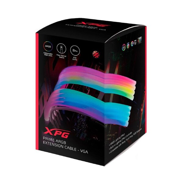 XPG PRIME 8-PIN ARGB EXTENSION CABLE / VGA - ARGBEXCABLE-VGA-BKCWW