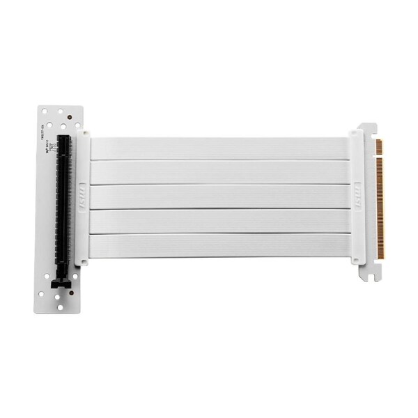 MSI MPG PCI-E 4.0 X16 RISER CABLE WHITE 180mm - OK1-7G21003-W57