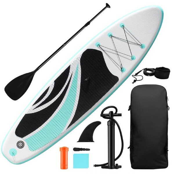 Stand Up Paddle Board Inflatable SUP Surfboard Paddleboarding Kayak Surfing Standing Adventure Accessories Pump 10.6ft 320cm