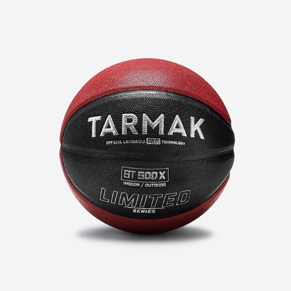 Decathlon Adult Basketball Bt500 Grip Ltd Size 7 Red/Black