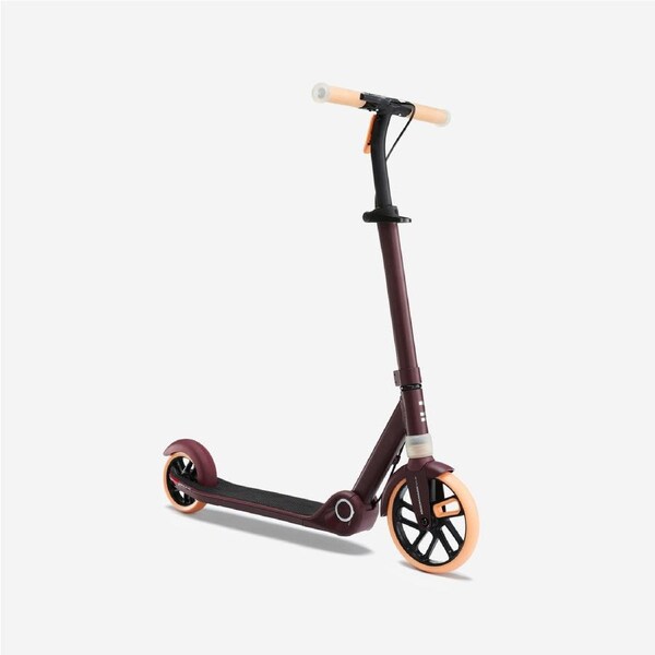 Decathlon Kids' Scooter M900 Burgundy/Orange Accents