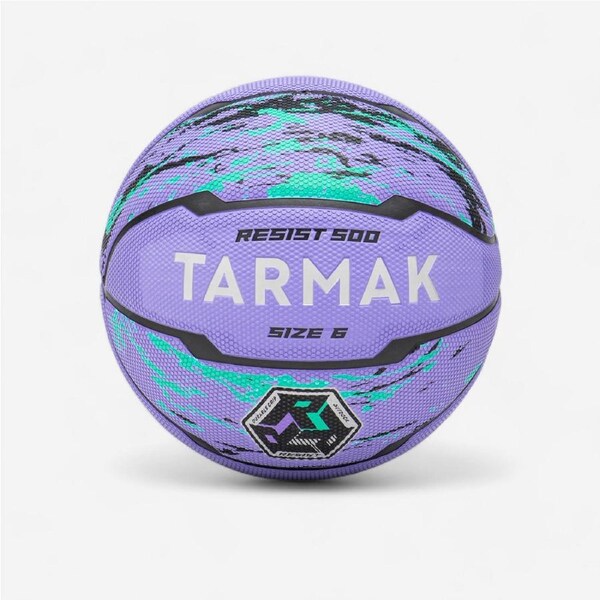 Decathlon Basketball Size 6 R500 Purple/Turquoise