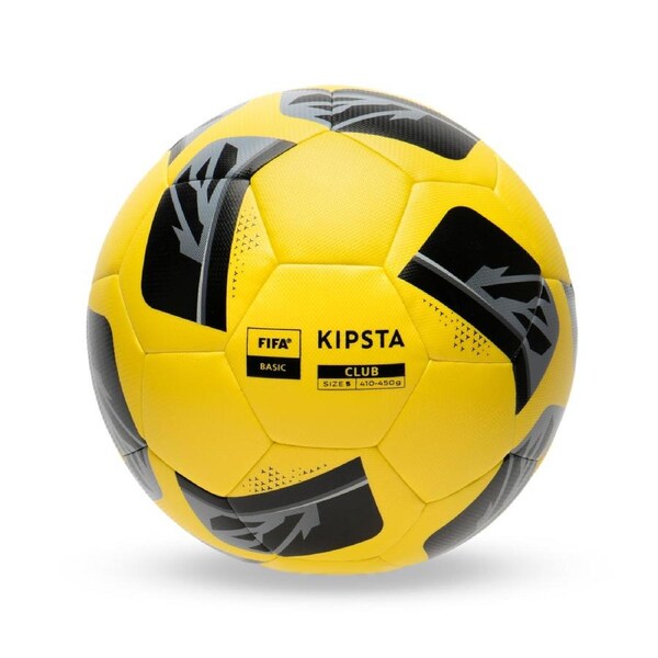 Kipsta Size 5 Fifa Basic Football Club Hybrid Yellow