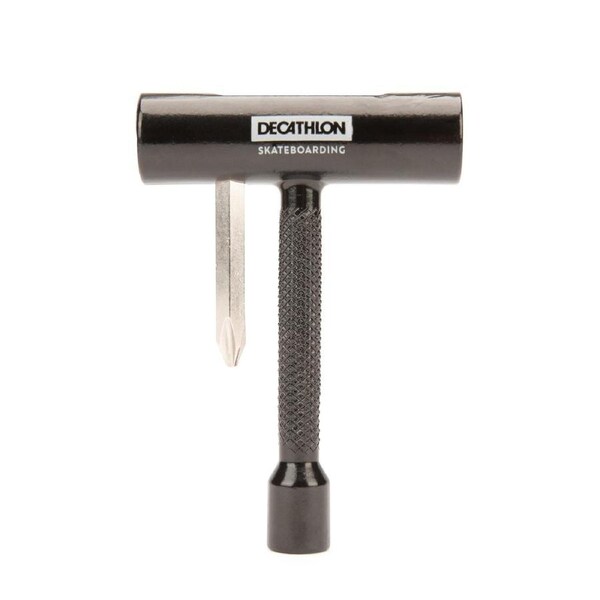 Decathlon Skateboard And Longboard Metal Tool Tt500 Black