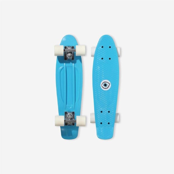 Decathlon Kids' Mini Plastic Skateboard Blue