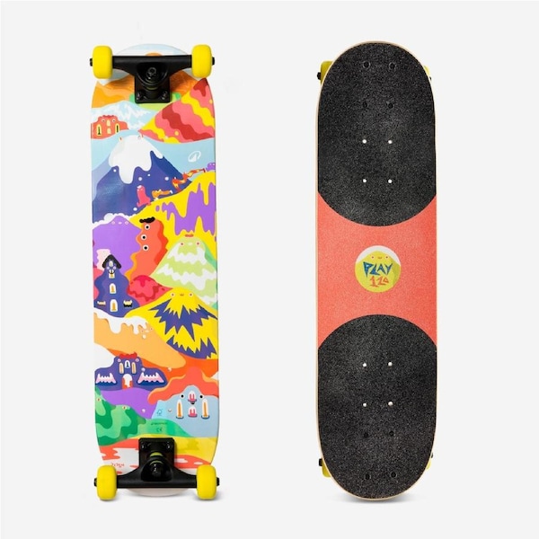 Decathlon Play 120 Happy Kids' Skateboard Ages 3 To 7