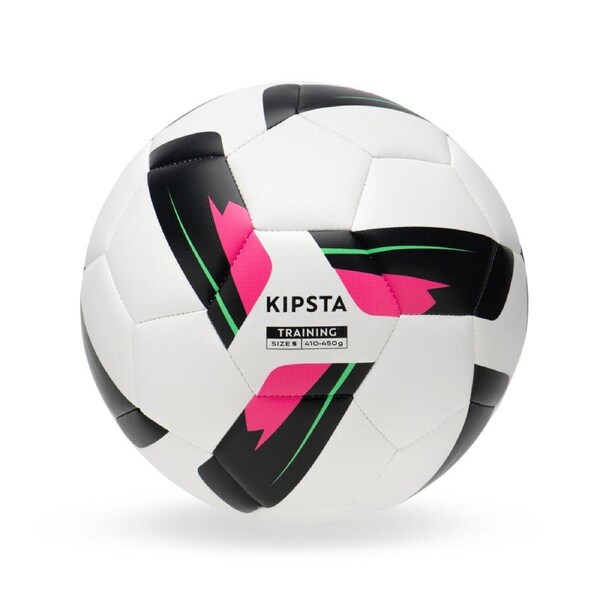 Kipsta Size 5 Machine Stitched Football Training Ball White