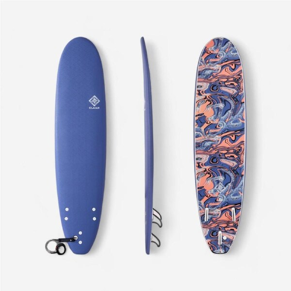 Decathlon Foam Surfboard 7'8" 500 Blue
