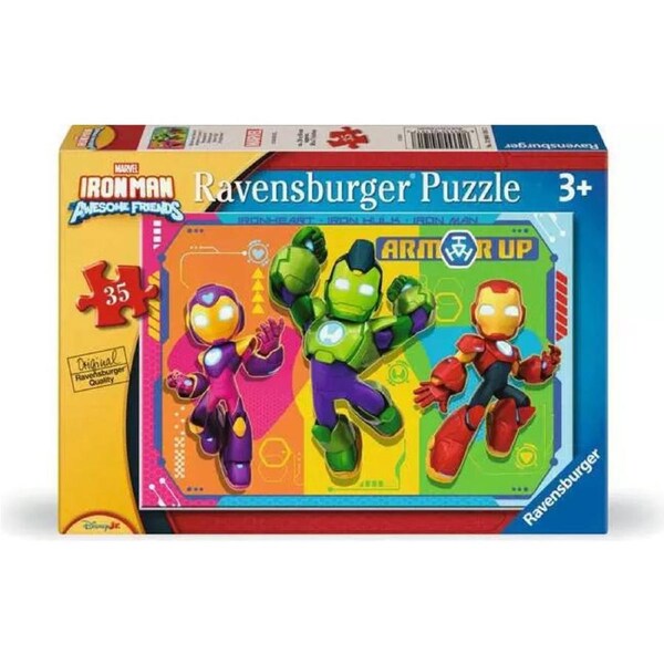 Ravensburger - Iron Man & His Awesome Friends 35 Puzzle Pce