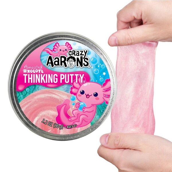 Crazy Aarons Thinking Putty Amazing Axolotl