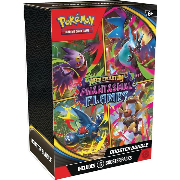 Pokemon TCG Mega Evolution Phantasmal Flames Booster Bundle
