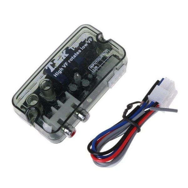 Deal365 TD-22 RCA Stereo High to Low Adjustable Frequency Line Speaker Level Converter