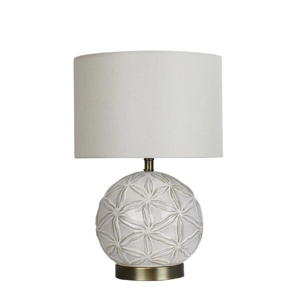 Oriel ARIEL Ceramic Table Lamp with Shade