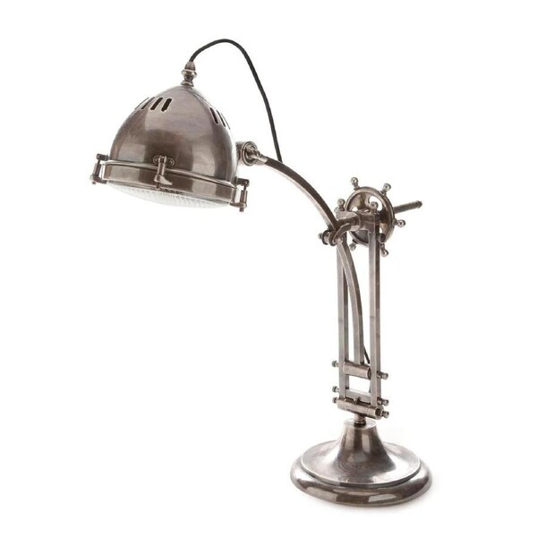 EMAC&LAWTON Seabury Desk Lamp Antique Silver